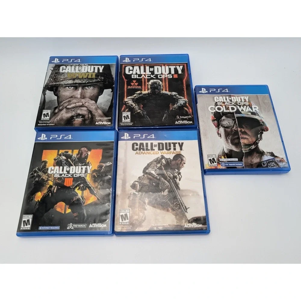 Call of Duty Lot Black Ops 3 - 4 - Cold War Sony PlayStation 4 PS4 WWII, Advance